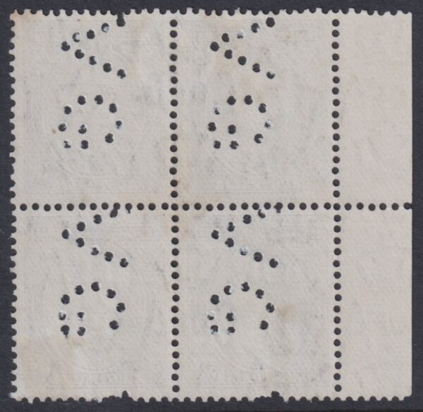 AUSTRALIA KGVI 1937 3d BLUE Die 1a VG Official x4 SG 168b MH Cv £720 [E7486]