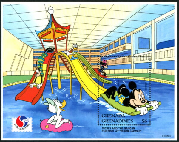 DISNEY - GRENADA GRENADINES - 1994 'PHILAKOREA '94 INTERNATIONAL STAMP EXHIBITION, SEOUL' 2nd Issue Miniature Sheet MNH [E8918]