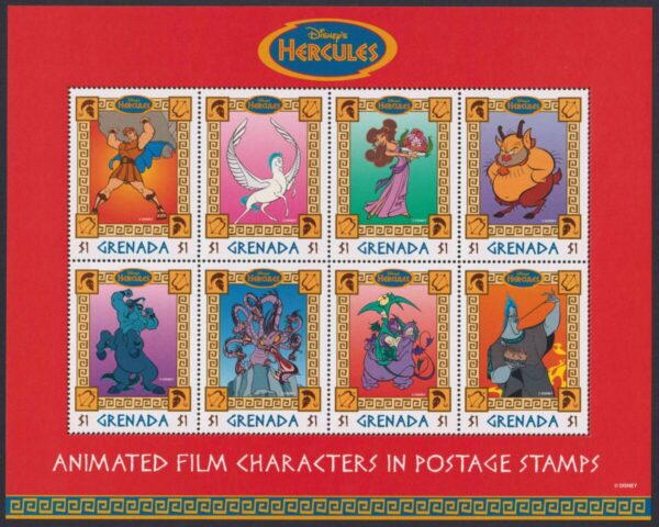 DISNEY - Grenada - 1997 'HERCULES' Sheetlet MNH [E7702]