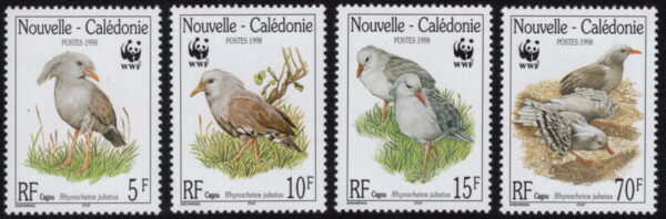 NEW CALEDONIA - 1998 WWF 'KAGU' Set of 4 MNH [E7177]