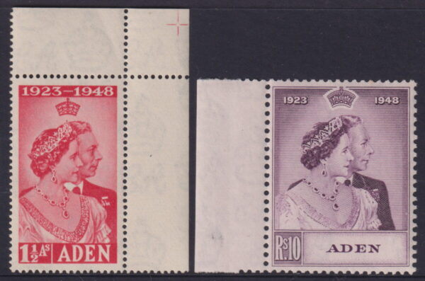 Aden - 1948 Silver Wedding Set SG 30/1 MNH Cv £ 40 [E8104]