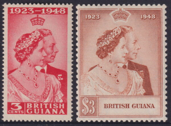 British Guiana - 1948 Silver Wedding Set SG 322/23 MNH Cv £ 22 [E8111]