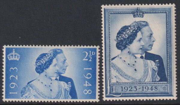 Great Britain - 1948 Silver Wedding Set SG 491/2 MNH Cv £ 40 [E8120]