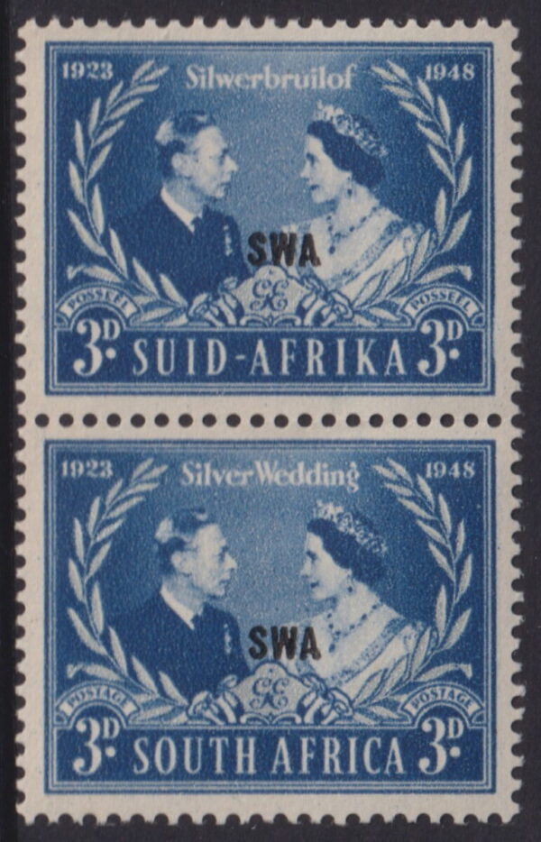 Sth. West Africa - 1948 Silver Wedding Set SG 137 MNH Cv £ 2 [E8136]