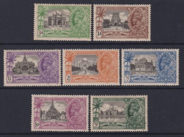 India - 1935 Silver Jubilee Set SG 240/6 MH Cv £ 18 [E8164]