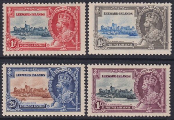 Leeward Is. - 1935 Silver Jubilee Set SG 88/91 MH Cv £ 28 [E8166]