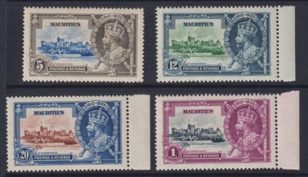 Mauritius - 1935 Silver Jubilee Set SG 245/48 MH Cv £ 35 [E8168]