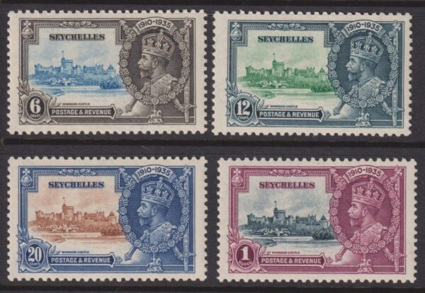 Seychelles - 1935 Silver Jubilee Set SG 128/31 MH Cv £ 15 [E8177]