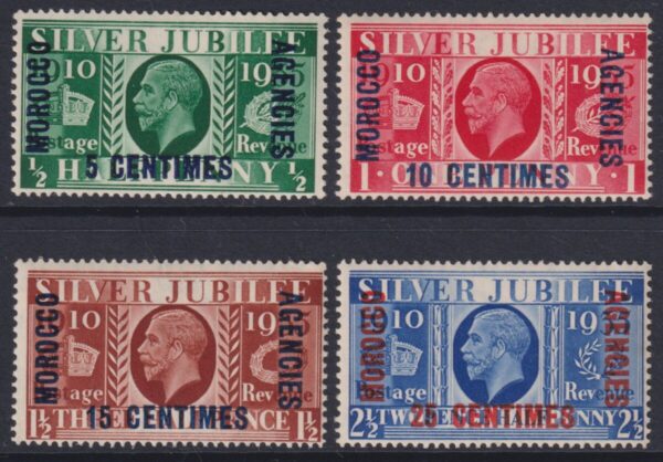 Moroc. French - 1935 Silver Jubilee Set SG 212/15 MNH Cv £ 4 [E8194]