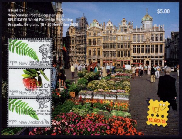 NEW ZEALAND - 2006 'BELGICA EXHIBIT' CTO Miniature Sheet MNH [E8279]