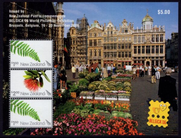 NEW ZEALAND - 2006 'BELGICA EXHIBIT' Miniature Sheet MNH [E8278]