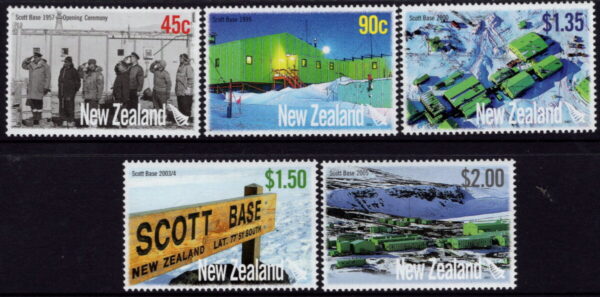 NEW ZEALAND - 2007 '50th ANNIVERSARY OF SCOTT BASE' Set of 5 MNH [E8390]