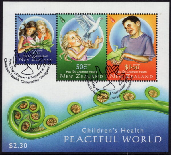 NEW ZEALAND - 2007 'PEACEFUL WORLD' CTO Miniature Sheet MNH [E8308]