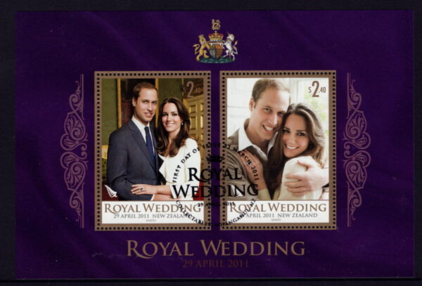 NEW ZEALAND - 2011 'ROYAL WEDDING' Miniature Sheet CTO [E8363]