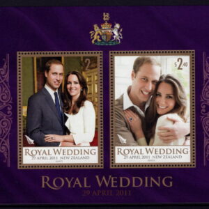 NEW ZEALAND - 2011 'ROYAL WEDDING' Miniature Sheet MNH [E8362]