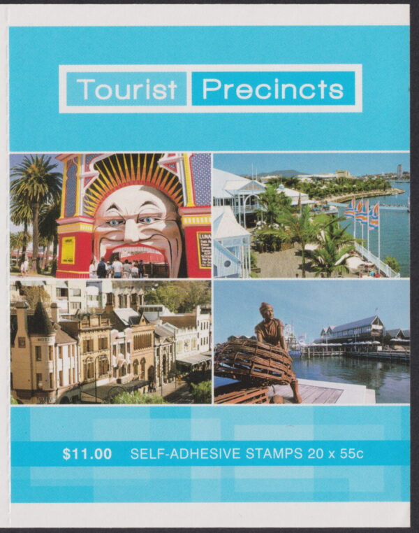 AUSTRALIA - 2008 'TOURIST PRECINCTS' Self Adhesive Booklet Mint [E7967]