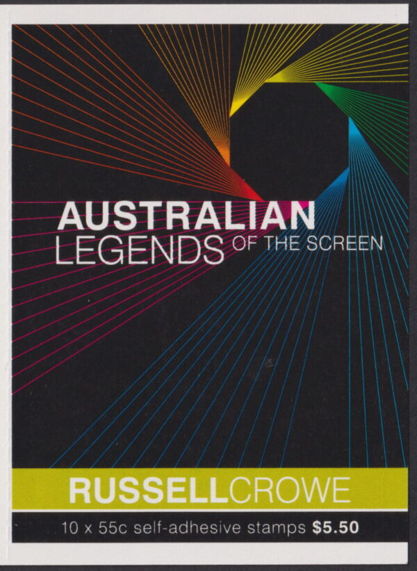 AUSTRALIA - 2009 'LEGENDS - Russell Crowe' Self Adhesive Booklet Mint [E8003]