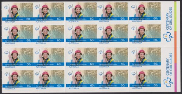 AUSTRALIA - 2010 'CENTENARY OF GIRL GUIDES' Self Adhesive Booklet Mint [E8053]