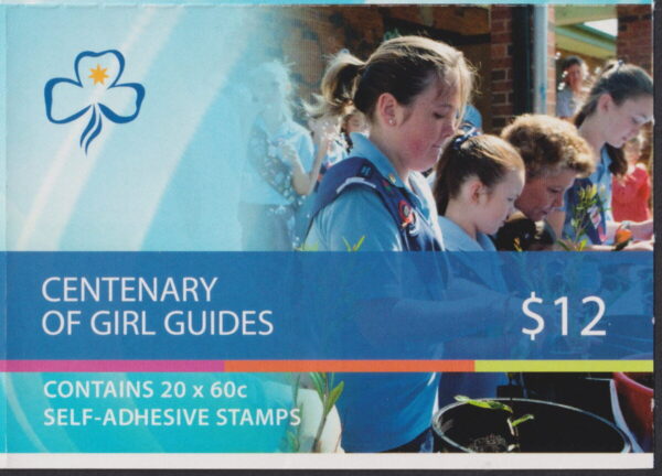 AUSTRALIA - 2010 'CENTENARY OF GIRL GUIDES' Self Adhesive Booklet Mint [E8053]