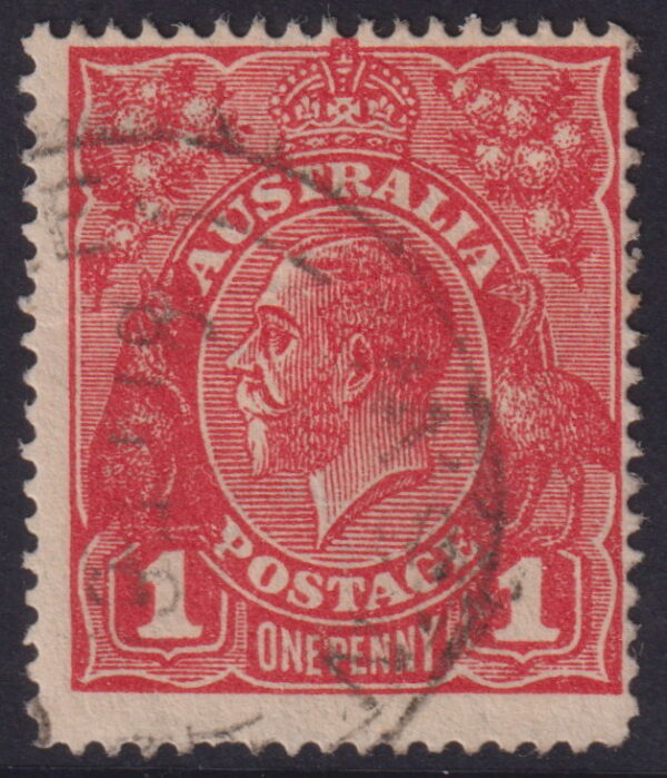 AUSTRALIA - 1918 KGV Single Wmk 1d 'RED' Die 3 SG 53 GU Cv £38 [E8512]
