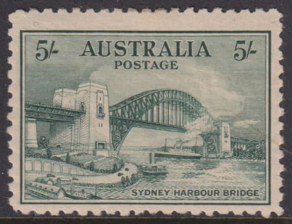 AUSTRALIA - 1966 5/- Sydney Harbour Bridge  SG 400/03 MH Cv £450 [E8631]