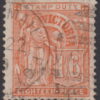 VICTORIA - 1898 1/6d Pale BROWN-ORANGE  SG 342 VFU Cv £65 [E8641]