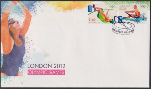 AUSTRALIA - 2012 'OLYMPIC GAMES - LONDON' International Self Adhesive First Day Cover [E9349]