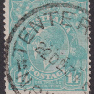 AUSTRALIA - 1932 KGV CofA Wmk 1/4d 'TURQ.-BLUE' Variety SG 131var FU Cv $100 [E8838]