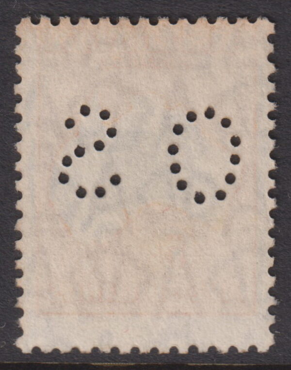 AUSTRALIA - 1929 ROO SM Wmk 5/- 'GREY & Y-ORANGE' Variety SG Ø118var CTO Cv $400 [E8840]