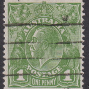 AUSTRALIA - 1931 KGV CofA Wmk (Reversed) 1d 'GREEN' SG125 FU Cv $3,000 [E8855]