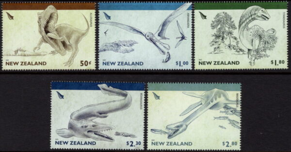 NEW ZEALAND - 2010 'DINOSAURS' Set of 5 MNH [E9093]