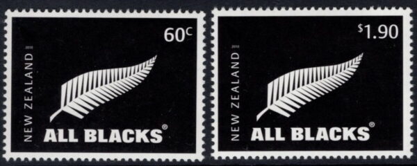 NEW ZEALAND - 2010 'ALL BLACKS' Pair MNH [E9115]