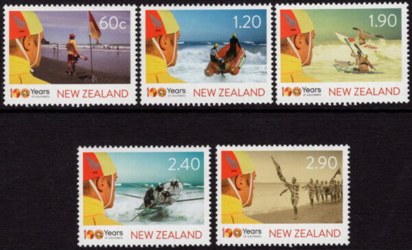 NEW ZEALAND - 2010 'CENTURY OF LIFESAVING' Set of5 MNH [E9102]