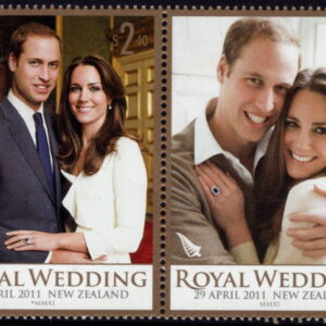 NEW ZEALAND - 2011 'ROYAL WEDDING' Pair MNH [E9108]