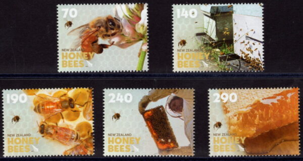 NEW ZEALAND - 2013 'HONEY BEES' Set of 5 MNH [E9274]