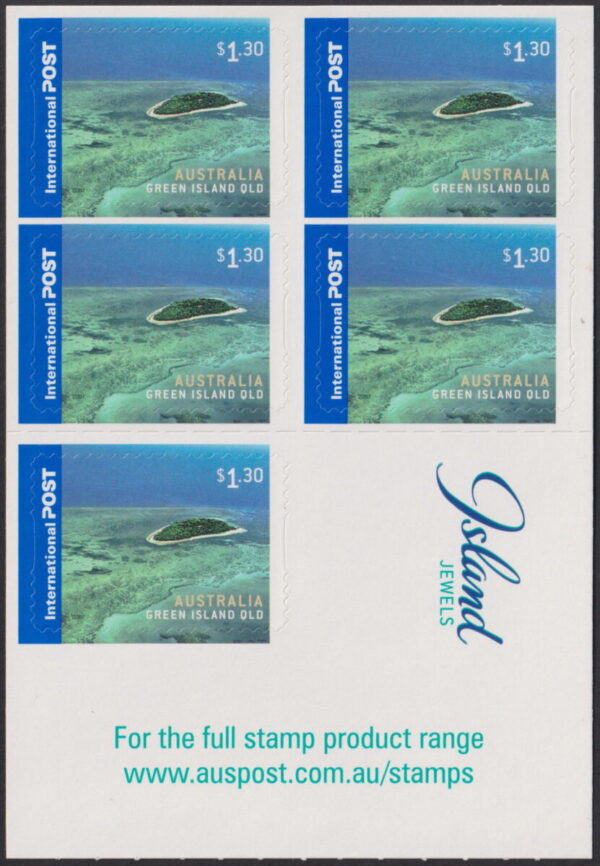 AUSTRALIA - 2007 'ISLAND JEWELS' International Self Adhesive Booklet Pane Mint [E9002]