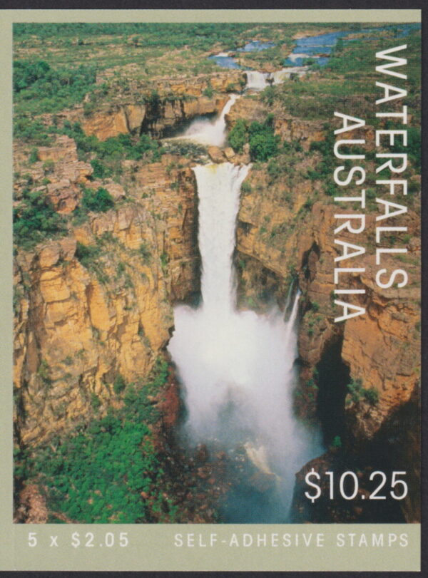 AUSTRALIA - 2008 'WATERFALLS - Jim Jim Falls N.T.' International Self Adhesive Booklet Pane Mint [E9030]