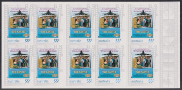 AUSTRALIA - 2008 'FAVOURITE FILMS - The Castle' Self Adhesive Booklet Mint [E9032]