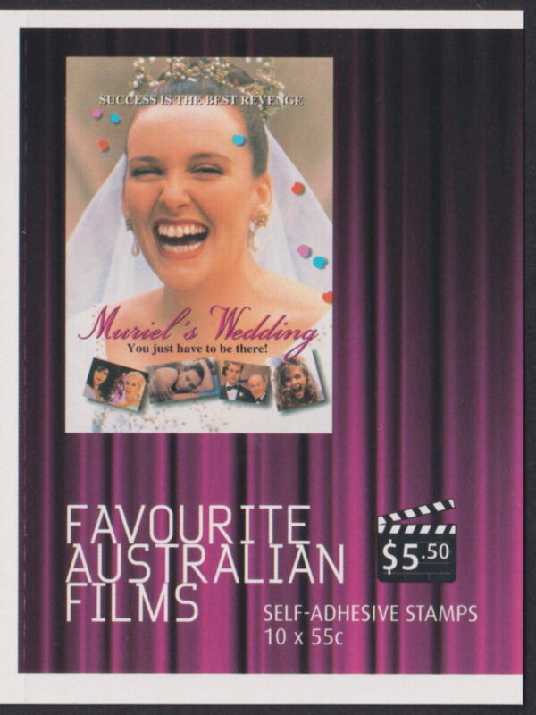 AUSTRALIA - 2008 'FAVOURITE FILMS - Muriel's Wedding' Self Adhesive Booklet Mint [E9031]