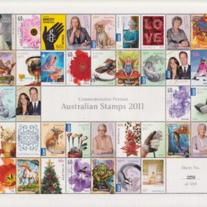 AUSTRALIA - 2011 'COMMEMORATIVE COMPOSITE SHEETS' x 2 Ltd Issue No.259 MNH [E9909]