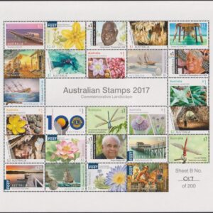 AUSTRALIA - 2017 'COMMEMORATIVE COMPOSITE SHEETS' x 3 Ltd Issue No.017 MNH [E9915]
