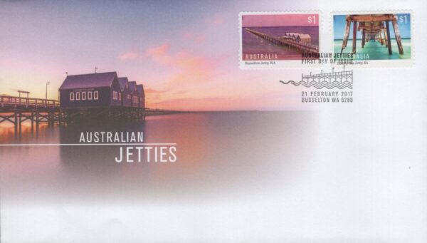 AUSTRALIA - 2017 'JETTIES' Self Adhesive First Day Cover [E9696]
