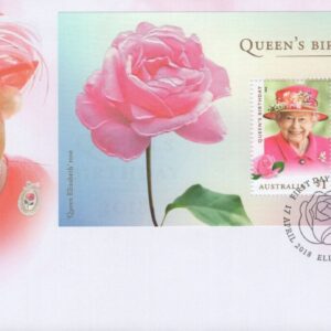 AUSTRALIA - 2018 'QUEEN'S BIRTHDAY' Miniature Sheet First Day Cover [E9896]