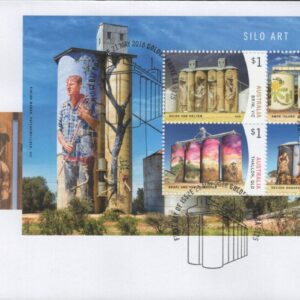AUSTRALIA - 2018 'SILO ART' Miniature Sheet First Day Cover [E9898]