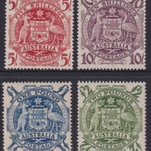 AUSTRALIA  - 1949 Set to £2 ARMS  SG 224a/d MNH Cv £150 [E9172]