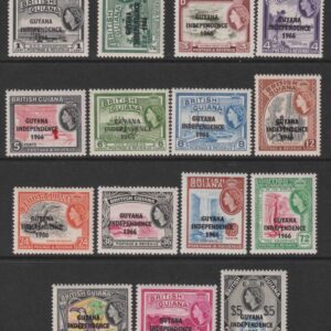 BRITISH GUIANA  - 1966 QE2 Set to $5 Independence  SG 385/98 MNH Cv £32 [E9336]