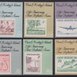 COCOS (KEELING) ISLANDS - 1988 Set to $1 White Tern  SG 185/90 MNH Cv £6 [E9341]