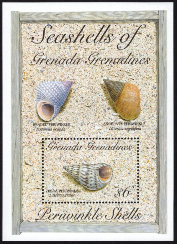 GRENADA GRENADINES - 1993 'PERIWINKLE SHELLS' Miniature Sheet MNH [E9878]