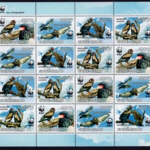 GUINE BISSAU - 2011 WWF 'BATELEUR BIRD OF PREY' Sheetlet MNH [E9877]