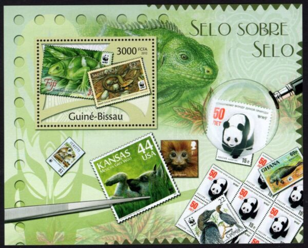 GUINE BISSAU - 2012 WWF 'SELO SOBRE' Miniature Sheet MNH [E9862]